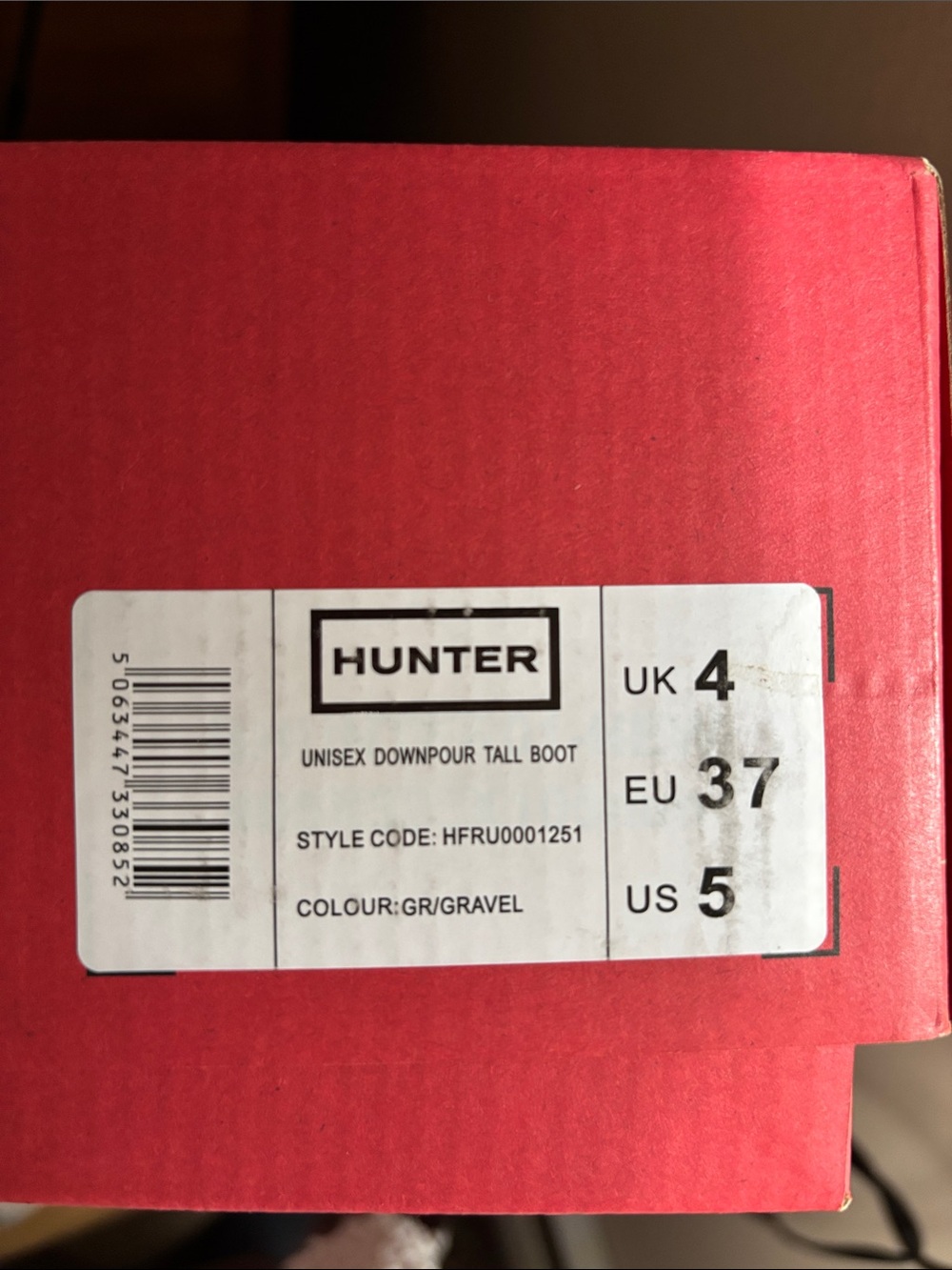 Hunter Tall Rain Boots in Cream - Picture 4 of 4